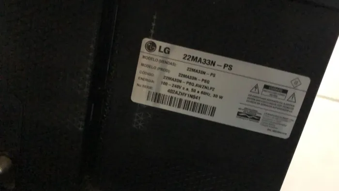 Monitor tv LG 22 polegadas 