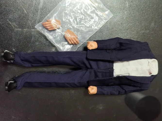 Hot toys Body 1/6 corpo com vestimentas terno social Bruce Wayne, Tony Stark, Two Face