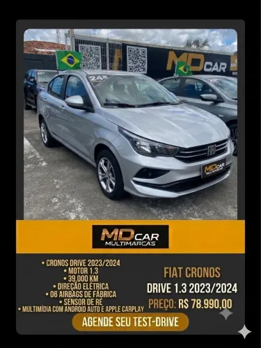 Fiat Cronos Drive 1.3 8V Flex 2024