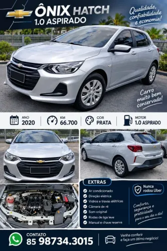 Chevrolet Onix Hatch LT 1.0 12V Flex Mec. 4P 2020
