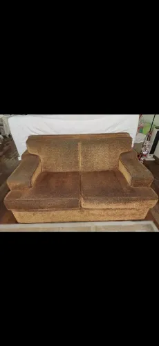 Conjunto de Sofás em Chenille, 3 e 2 lugares