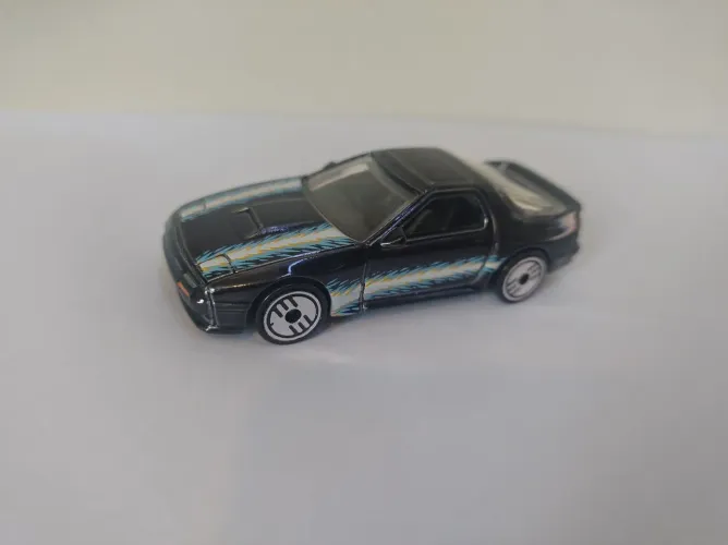 Carrinho Hotwheels 89 Mazda Savanna RX-7 Ultra Hots Preto Loose Novo Hot Wheels 1:64