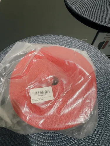 Rolo de fita para cinto de segurança automotivo (vermelho escuro) com 20 metros
