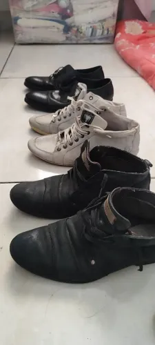 3 Sapato tênis fascar Cavalera 89$ em couro