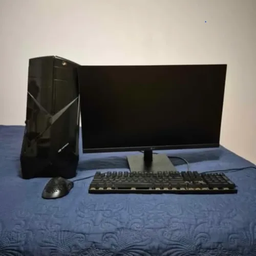 Setup Gamer Completo Ryzen 3 + GTX 1050 Ti + Monitor LG Full HD 100Hz