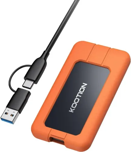 SSD Externo 1Tb Usb 3.0 e Tipo-C leitura 2200Mbps