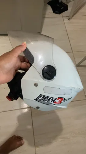 Vendo capacete New Liberty 3 branco