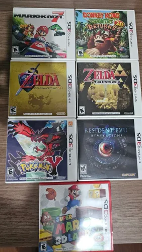 Lote de Jogos de Nintendo 3DS