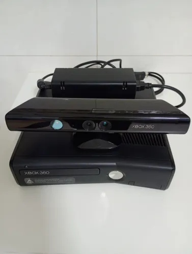  Xbox 360+HD320GB Completo + Kinect + 2 Controles Originais +único dono+ jogos orig