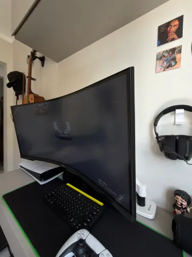 Vendo Monitor Gamer Curvo Samsung Odyssey 34" G5 165 Hz 1ms Ultrawide Preto