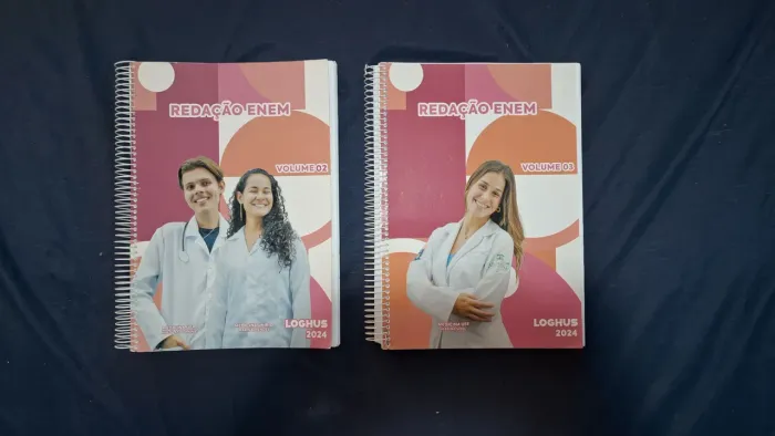 Livros de curso de redação modelo enem