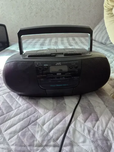 Som JVC 3 em 1 radio, CD, fita