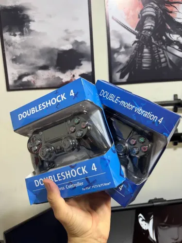 Kit 2 controles sem fio Ps4/Pc