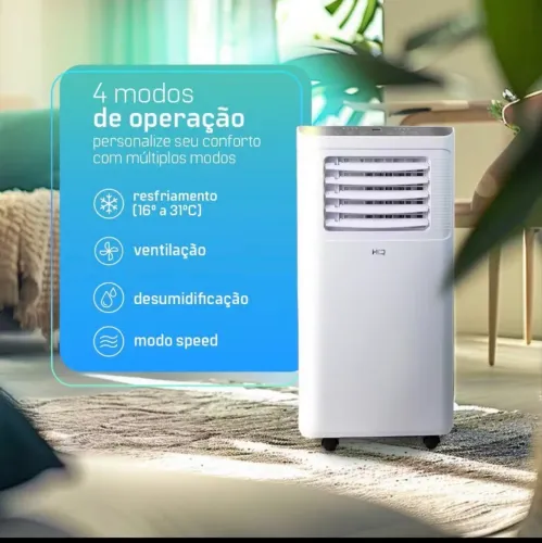 Ar Condicionado Portátil HQ 8.500 BTU/h Frio Monofásico