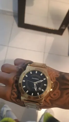 Relógio Mondaine Masculino Dourado