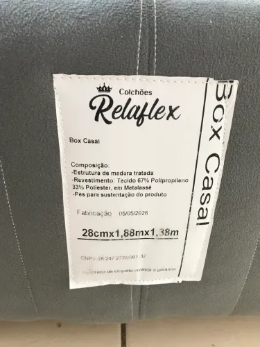 Vende - se Base cama Box Casal 2 Meses de Uso