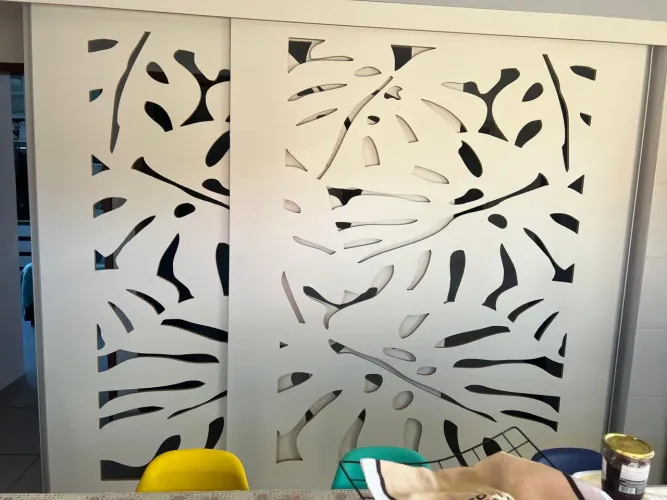 Divisória MDF com desenho