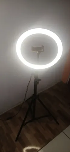 ring light - tripé
