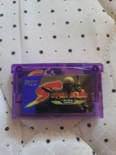 Flashcard SuperCard SD MicroSD para Game Boy Advance / GBA SP / DS Lite