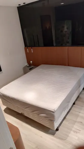 Cama box e colchão