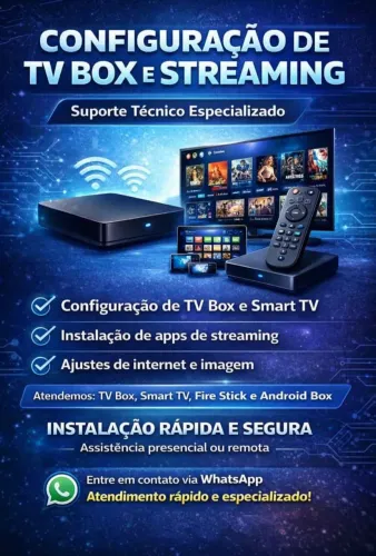 CONFIGURAÇÃO DE TV BOX E STREAMINGS 