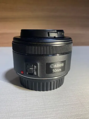50mm lente canon stm 1.8 superior foco silencioso, só falo no whats não falo no olx