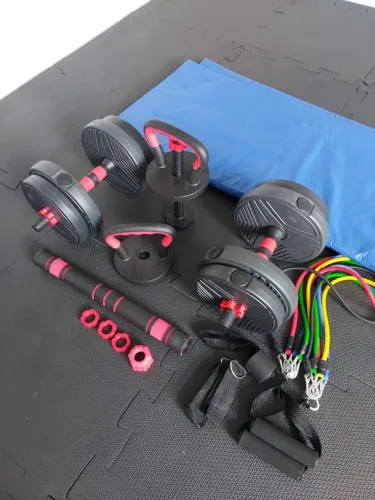 Kit Academia Completo + Tatame + Colchonetes