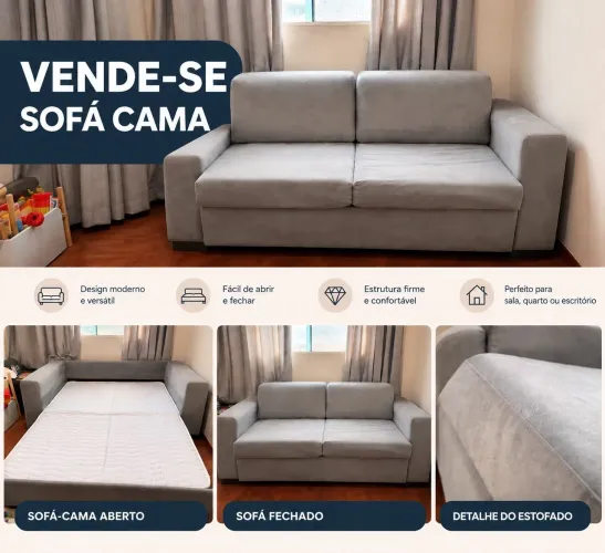 Sofá cama Premium Líder interiores