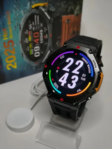 Relógio Smartwatch Mxr4 Á Prova D'água Esportivo Amoled Nfc Chatgpt - Pronta Entrega