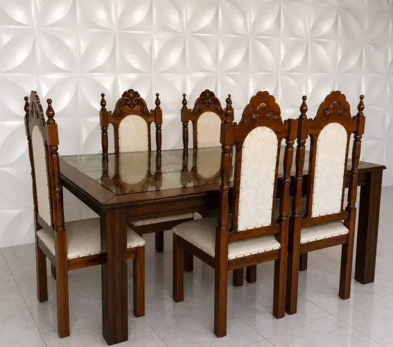 Mesa com 6 cadeiras
