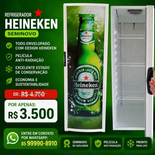 Refrigerador seminovo. Metalfrio.