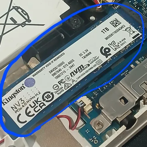 SSD Kingston NV3 de 1TB - em estado de novo!