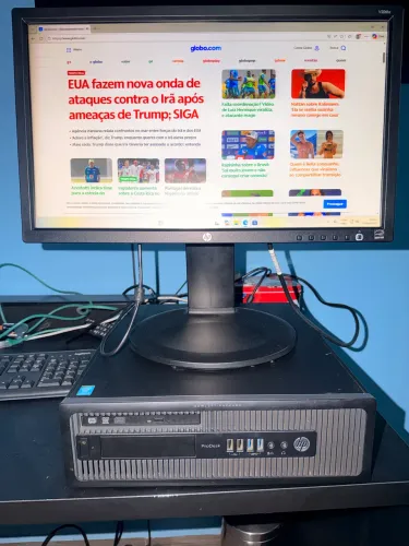 Computador HP ProDesk 600 G1 + Monitor HP | i3 + 8GB RAM + SSD 240GB