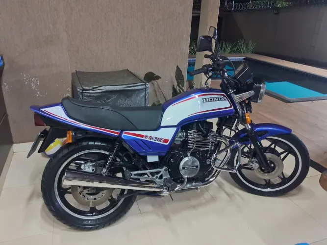 Vendo Cb 450 1988 Azul 