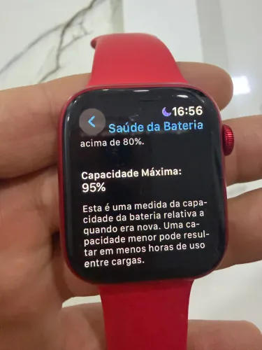 apple watch serie 8 45mm red