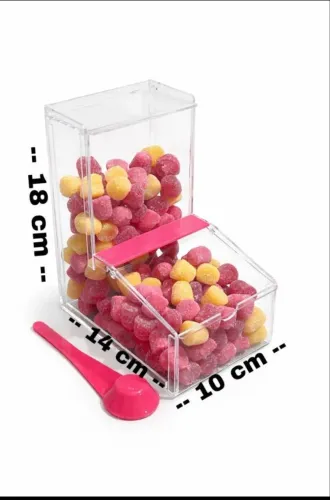 Pote de acrílico para açaí e sorvete