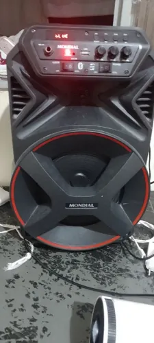 Caixa De Som Amplificada Bluetooth 250w Cm250 Cor Preto Mondial