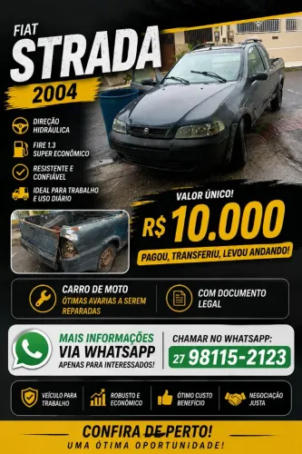 Fiat Strada 1.3 MPI Fire 8V 67cv CE 2005