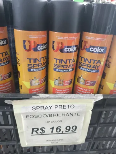Tinta Spray uso geral R$16,99un Pix