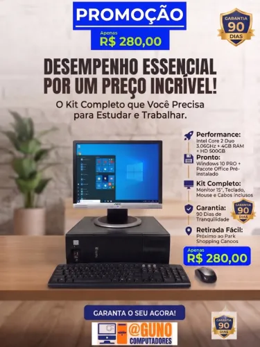 Computador Completo Core 2 Duo