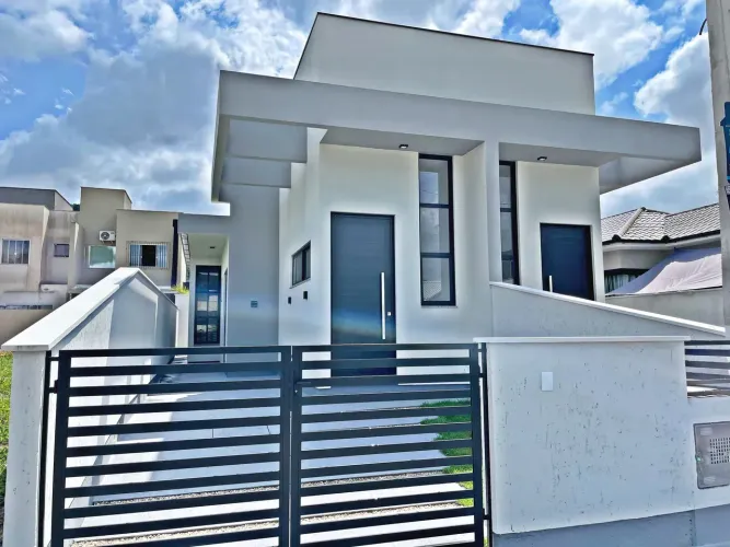 Casa NOVA, geminada, com 2 quartos em Forquilhas - São José - SC