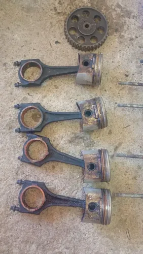 Pistão com biela Corsa 1.0 8v 