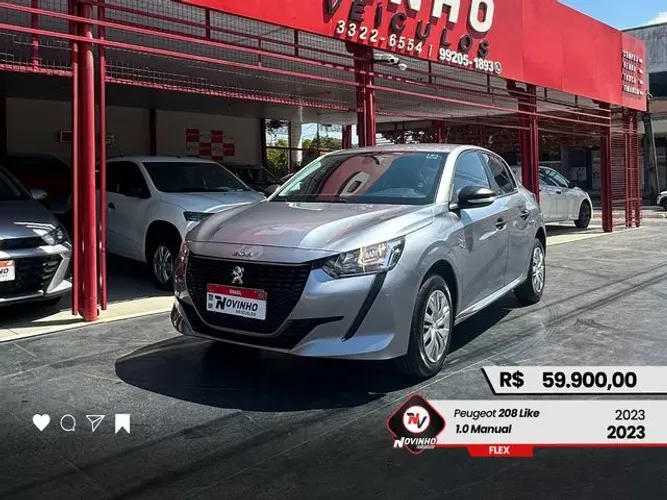 Peugeot 208 Like 1.0 Flex 6V 5P Mec. 2023
