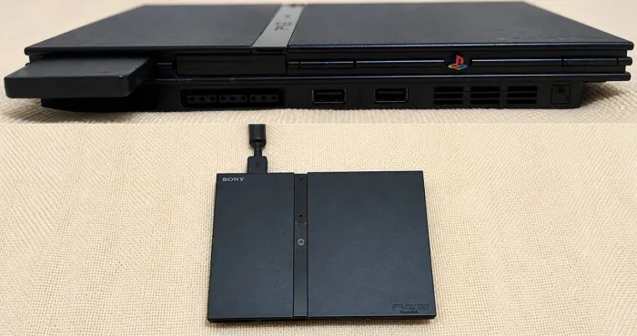 Ps2 com leitor disk funcionando (relíquia)