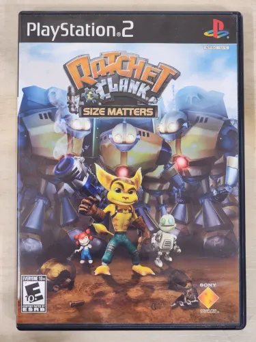 Jogo original de play 2 Ratchet e Clank Size Matters 