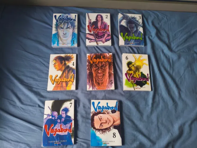 Lote Mangá Vagabond - 8 Volumes (Panini)