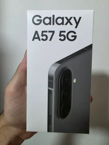 Smartphone Samsung Galaxy A57 5G 128 GB cinza - Lacrado, com NF e garantia