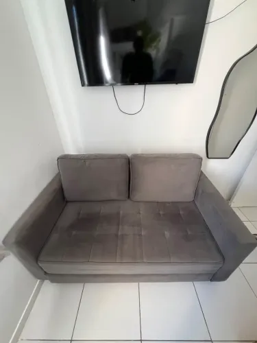 Sofá Cama Cinza