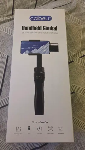 Gimball Estabilizador para celular modelo 3 eixos Coibeu F8 camFreeGo