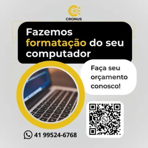 Formatação de Computadores e Notebooks - Cronus Informática